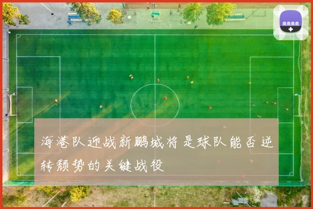 海港队迎战新鹏城将是球队能否逆转颓势的关键战役